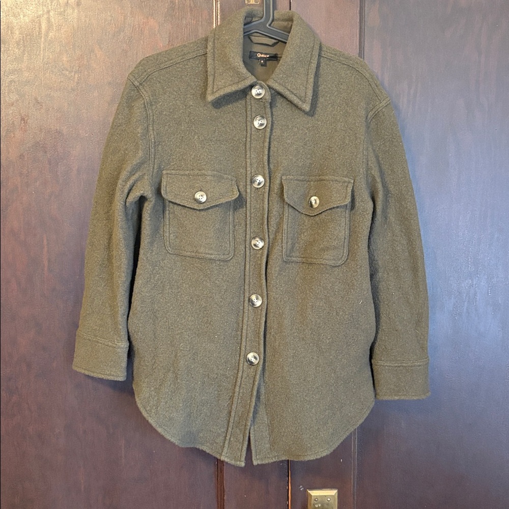 Quince Olive Wool Jacket